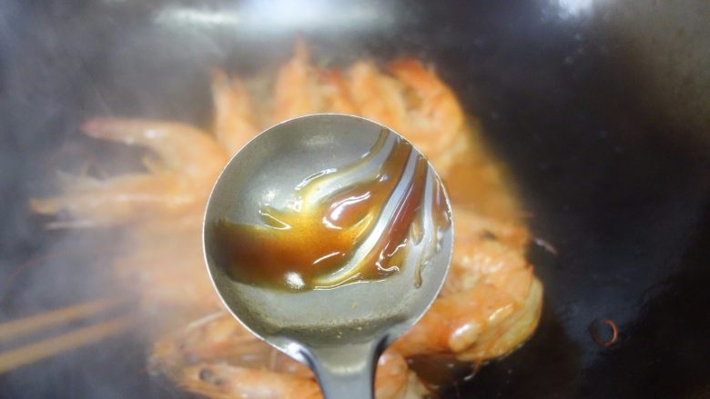 油焖大虾,一勺耗油