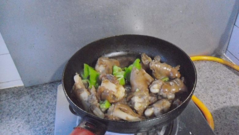 蚝汁猪手, 旺火收汁后,即可关火