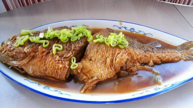 红烧大黄鱼, 点缀即可上桌品味