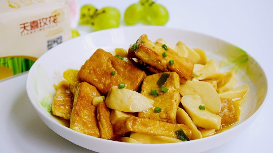 菌茹烩豆腐