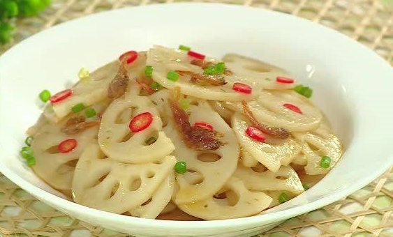 葱油藕片
