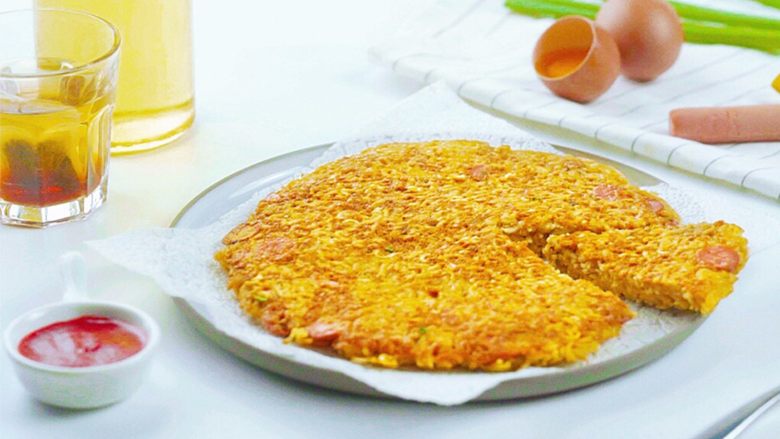 平底锅泡面烘蛋