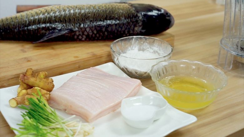 鱼丸自己动手做,又鲜又美味~,材料集合~