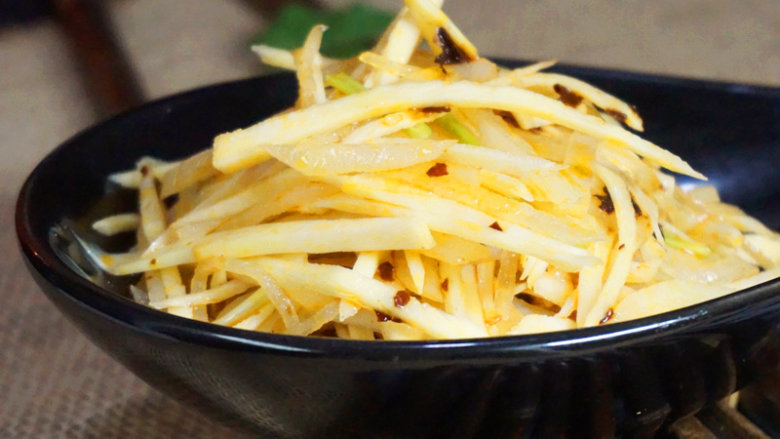 凉拌土豆竹笋丝