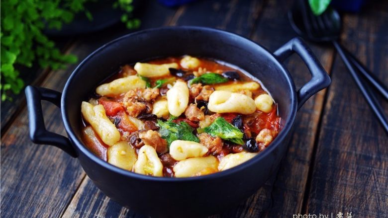 陕西烩麻食