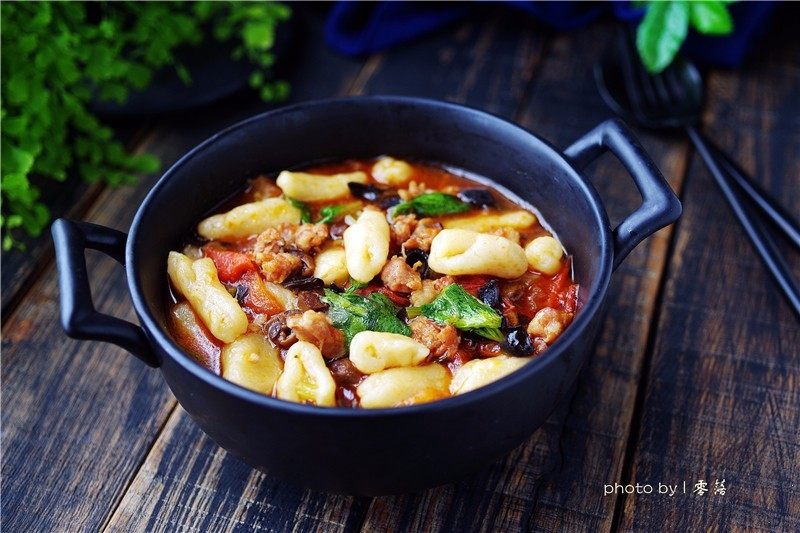 陕西烩麻食