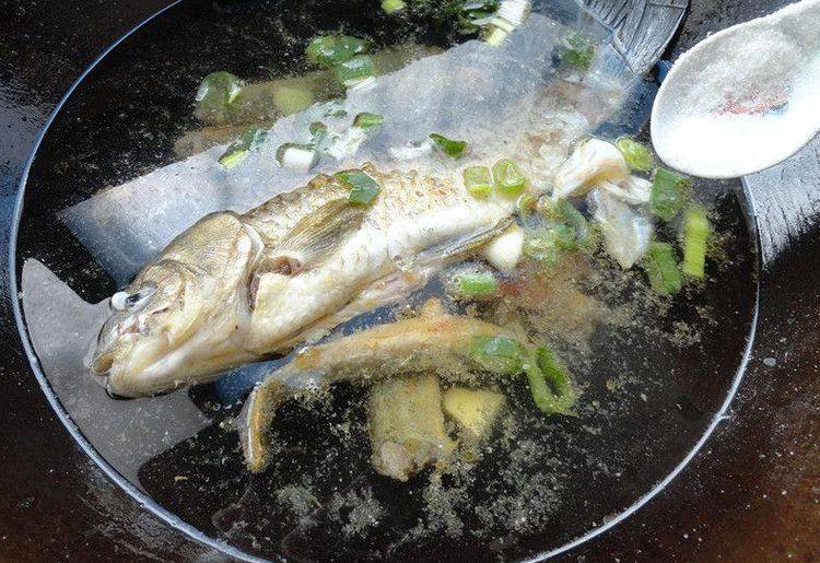 烧鱼汤注意这2点,鱼不破皮、汤汁奶白浓郁,加入一小勺的白砂糖提鲜。