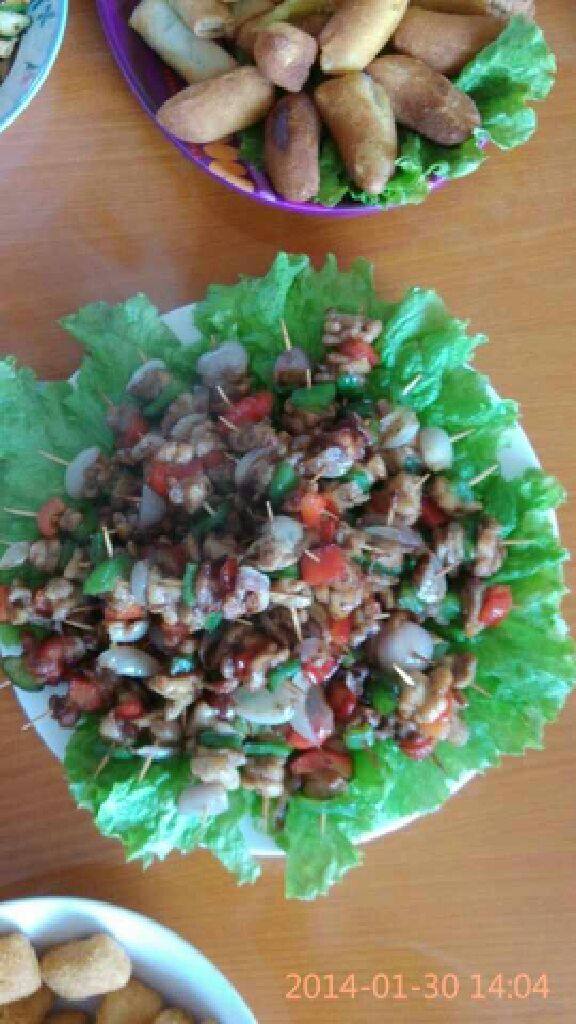 牙签鸡腿肉