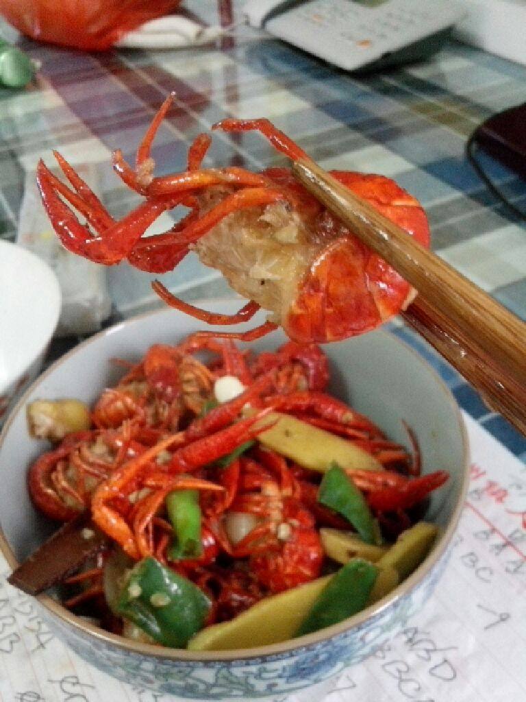 自制清淡口味虾