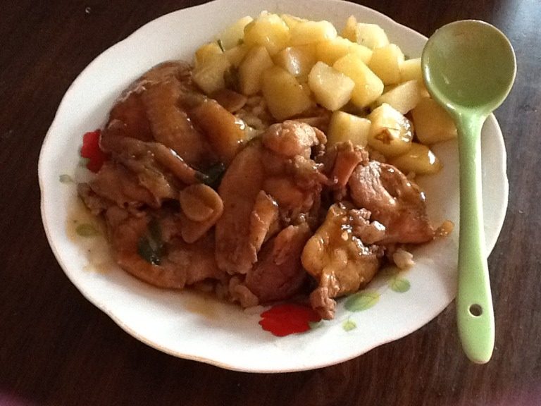 照烧鸡腿饭