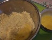 榛子奶油水果塔,加入全蛋液,混合均匀