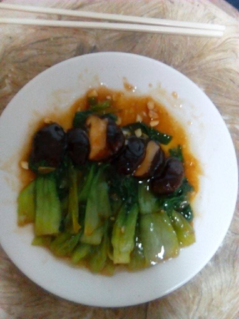 菜心香菇
