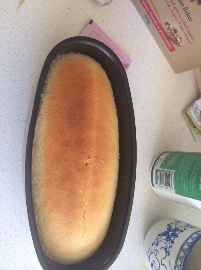 原味戚风蛋糕,小模烤了半个小时
