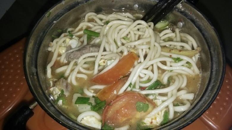 火腿鸡蛋面