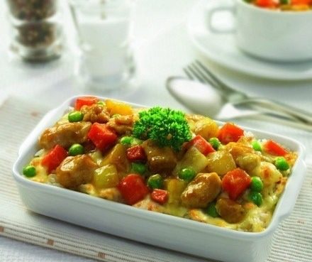 咖喱鸡肉焗饭