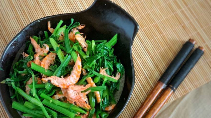 乡土美味凉拌野芹菜