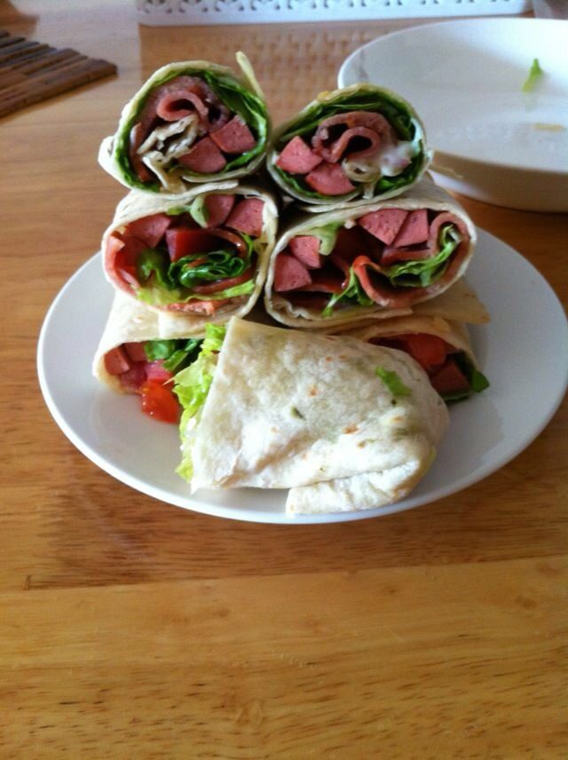 肠子培根蔬菜卷