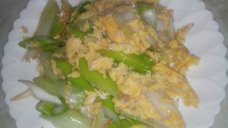 大葱抄鸡蛋