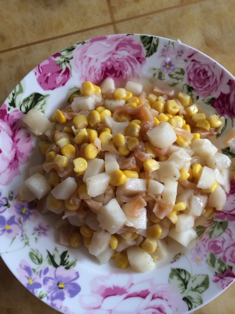 干贝马蹄玉米