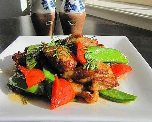 泰式风味荷豆鸡腿肉