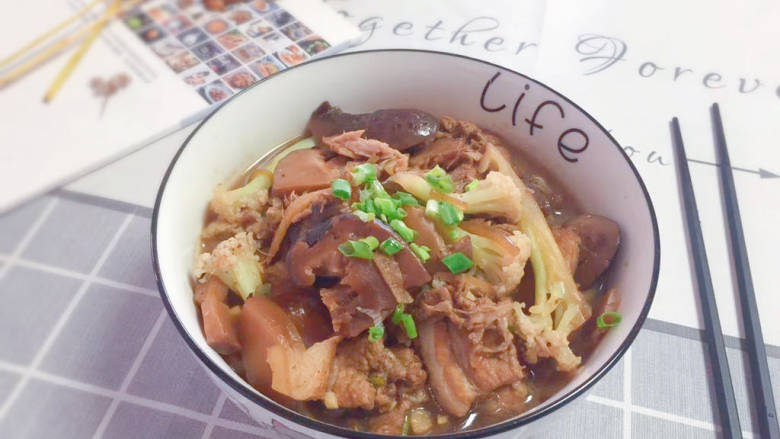 香菇肉片煲,香喷喷~