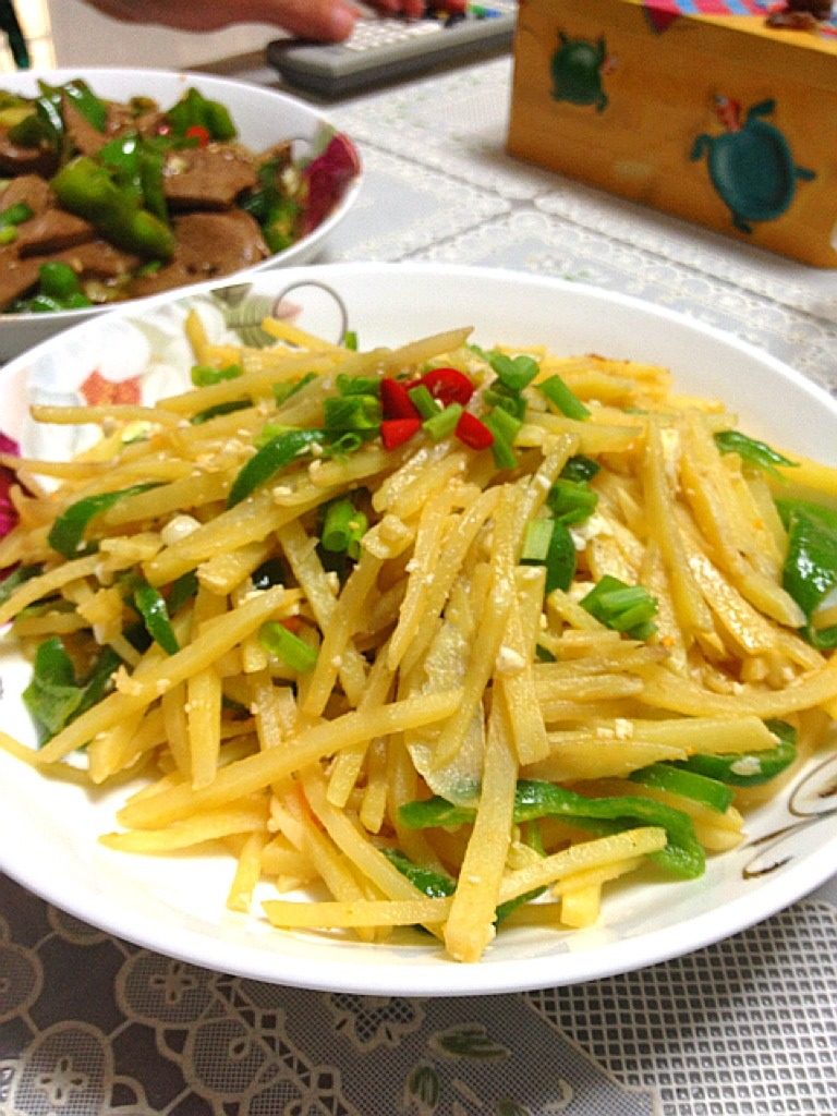 咸蛋黄土豆丝