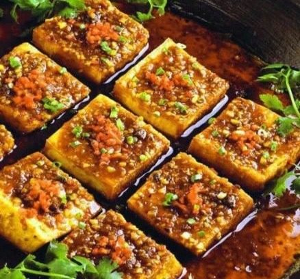 红烧肉沫豆腐