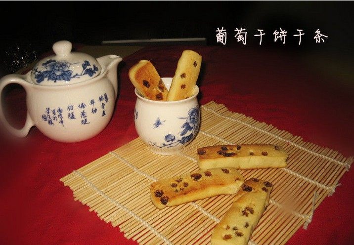 葡萄干饼干条