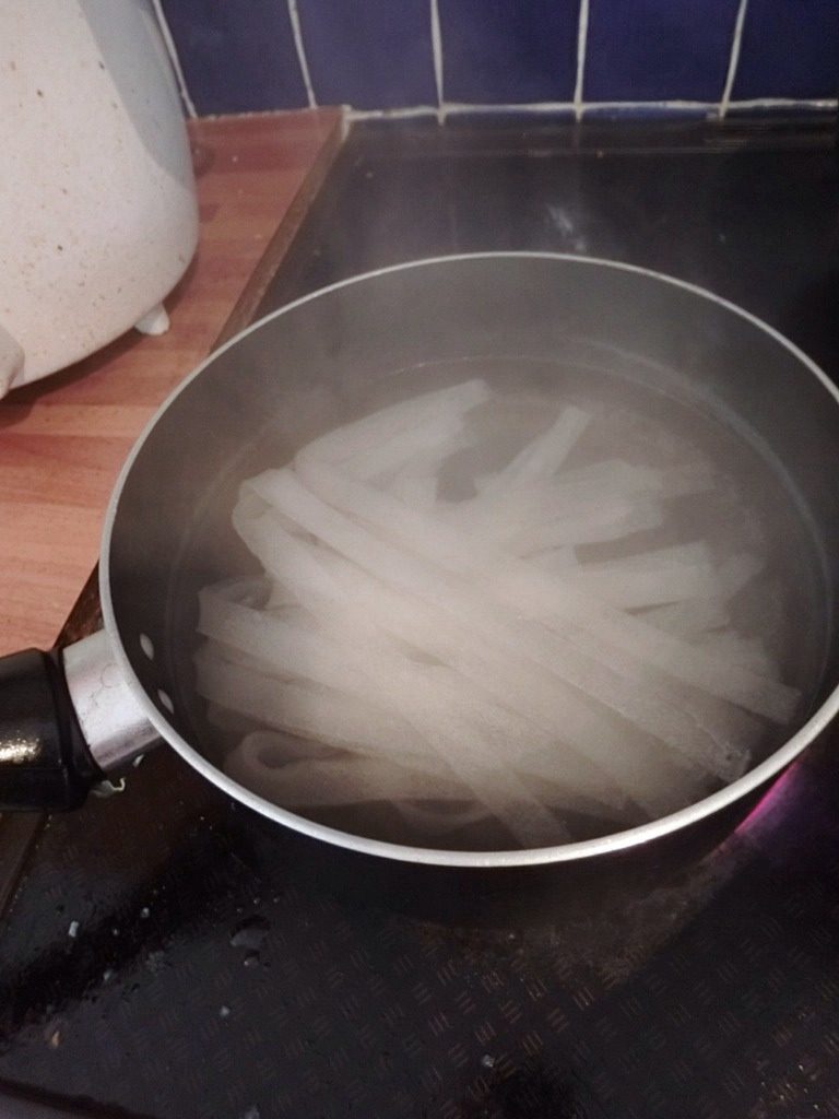洛氏新煮义--酸辣粉条,木有红薯粉的货只能找粉条代替了