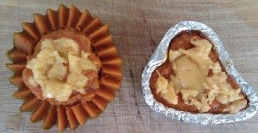 芝士南瓜,将剩下的芝士糊抹在南瓜泥上面