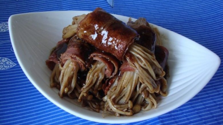 金针菇培根卷