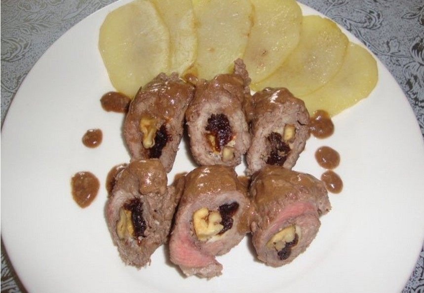 奶酪核桃牛肉卷