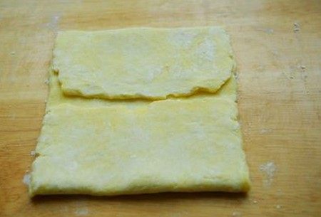 榴莲派,重复步骤6和7,共完成三个对折