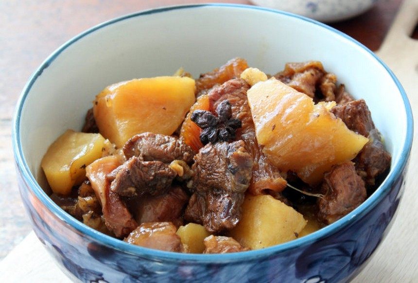 土豆炖牛肉