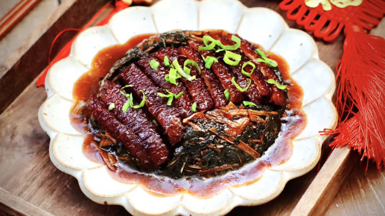 鸿运来～梅菜扣肉,成品