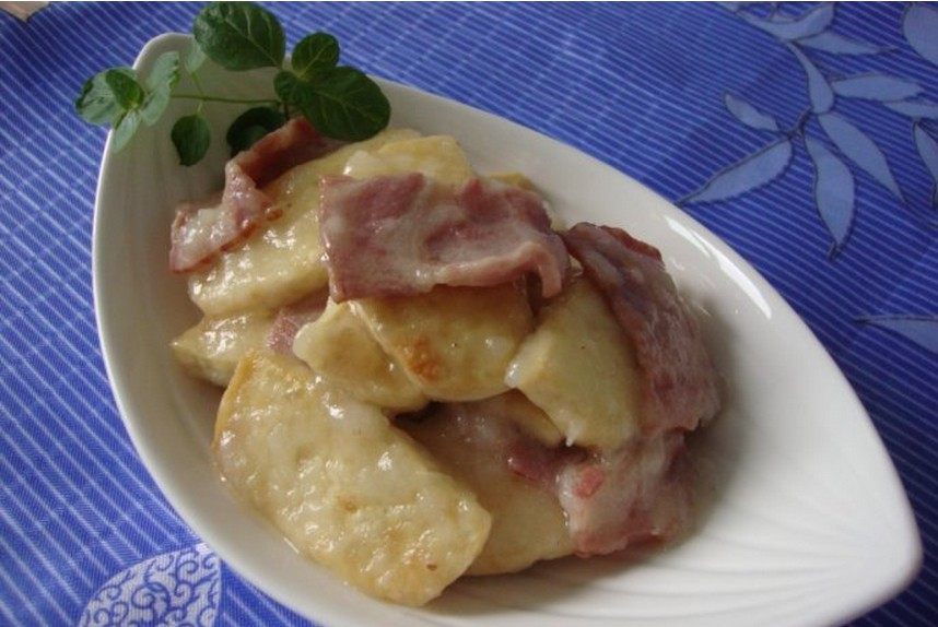 培根烧豆腐