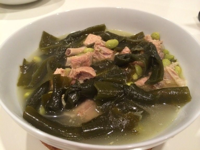 海带毛豆炖排骨