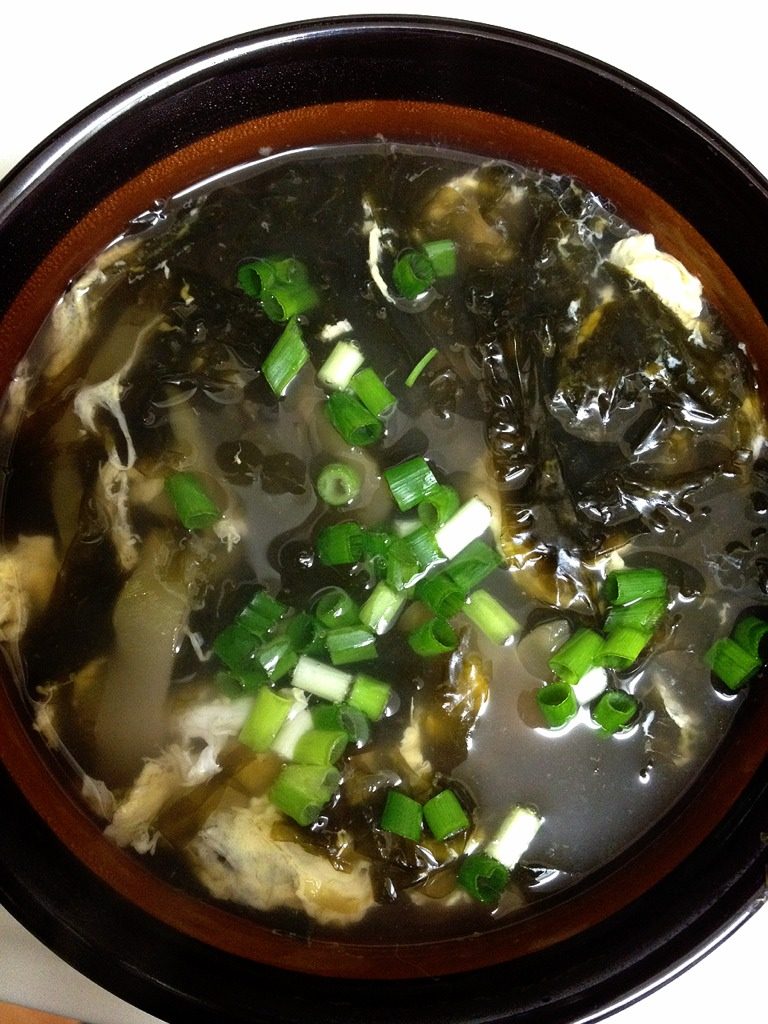 紫菜榨菜蛋花汤