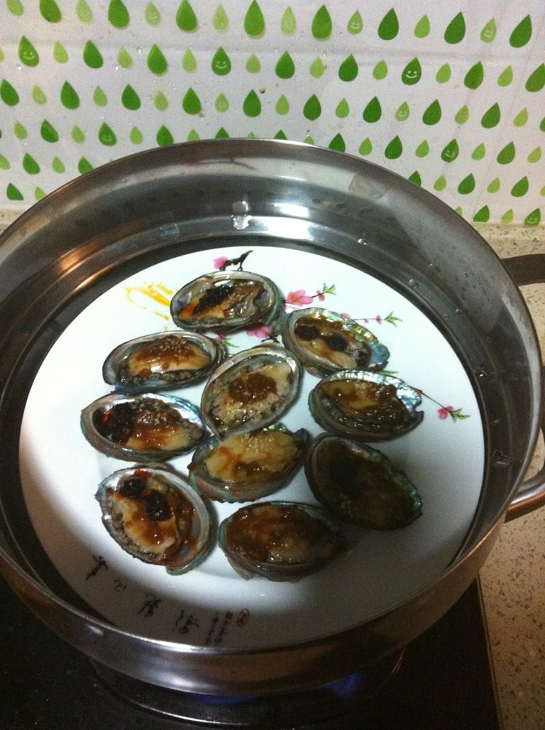 豆豉蒸小鲍鱼