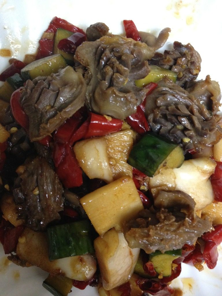 炮姜鸡杂
