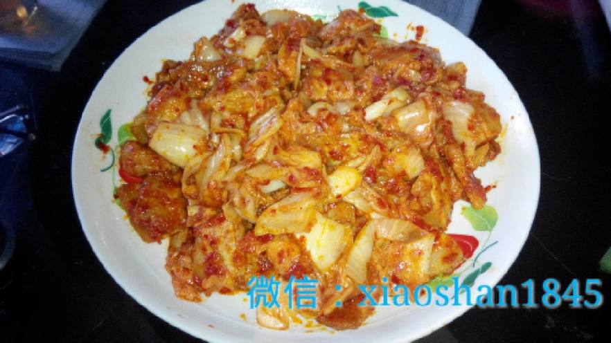 辣白菜炒五花肉