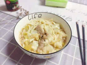 肉丝汤面