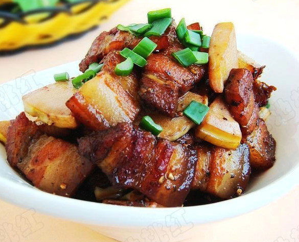 干煸春笋五花肉 