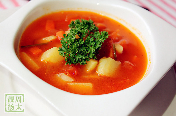 番茄杂蔬汤