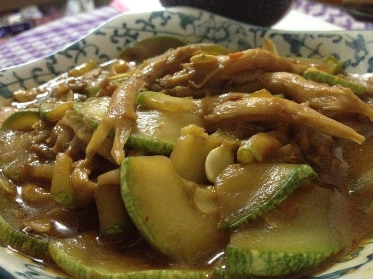 酱爆菇香瓜片