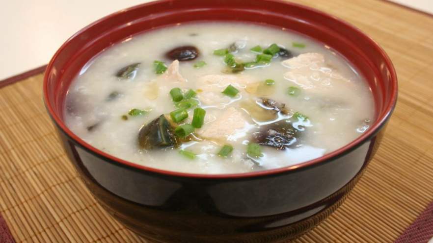 白灵菇瘦肉粥