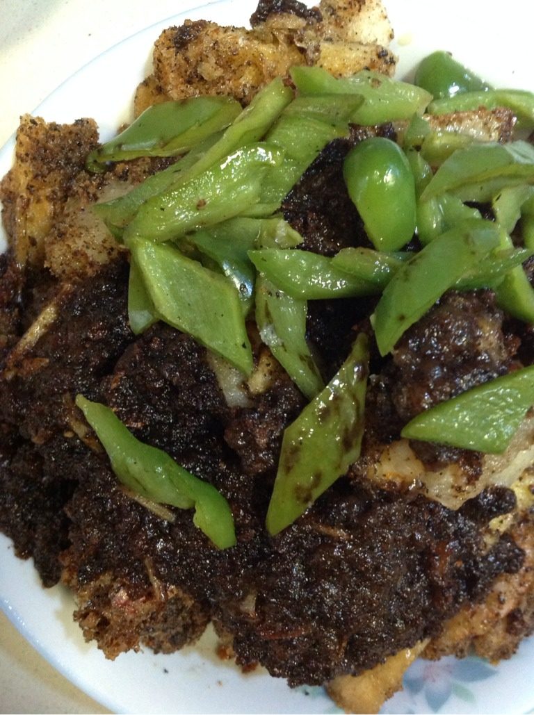 虾仁炸冬瓜丁