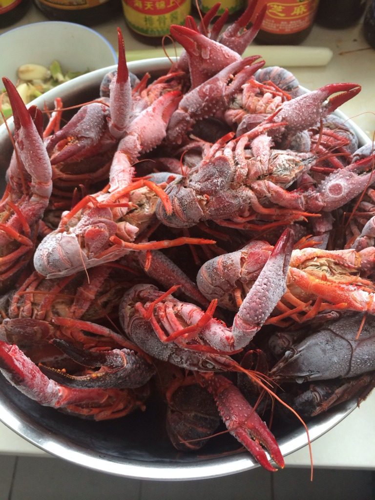 秘制麻辣口味虾,如图