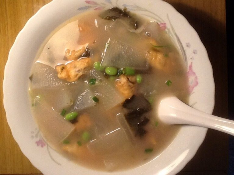 东瓜蛋饺汤