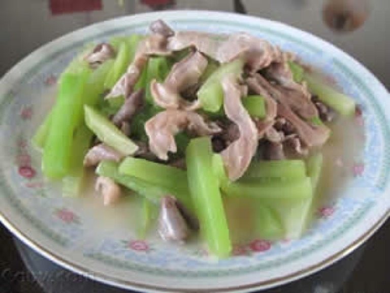 青笋青烧肚条